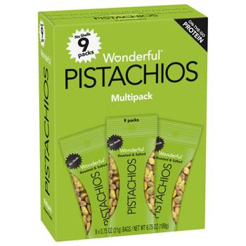Wonderful No shell Roasted Salted Pistachios Multipack - 0.75oz
