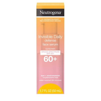 Neutrogena Invisible Daily Defense Sunscreen Face Serum - SPF 60 - 1.7 fl oz