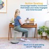 ECR4Kids Sitwell Wobble Stool with Cushion, Adjustable Height - 3 of 4
