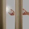 Sapphtopaz Lined Window Curtains Twist Tab Curtain Panel Privacy Assured with Total Blackout for Bedroom, Living Room - 2 of 4