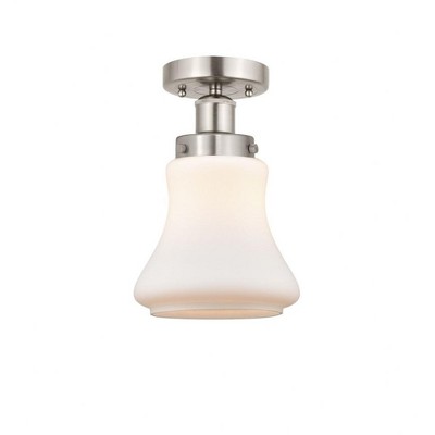 Bellmont - 1 Light Semi-Flush Mount In Industrial Style-8.25 Inches Tall and 6.5 Inches Wide
