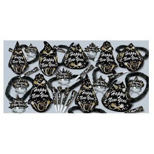 Beistle New Year Tymes Assortment Contains 125 items for your party of 50 guests Multicolored - 1 of 2