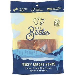 Beg & Barker Dog Treat Pork Turkey Breasts - 4 oz - 1 of 1