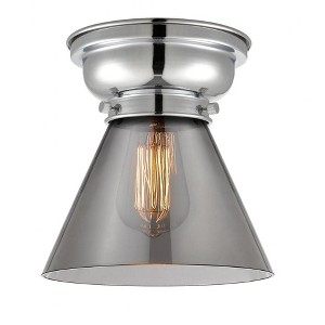 Cone - 1 Light Flush Mount In Industrial Style-7.4 Inches Tall and 7.75 Inches Wide - 1 of 1