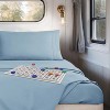 Nestl RV Queen Sheets, Super Soft 4PC Microfiber Sheet Set for Camper, Short Queen Sheets - 4 of 4
