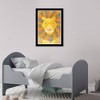 15" x 21" Vibrant Lion Animals Framed Art Print - Wynwood Studio: Modern Decor, Digital Wall Poster - 4 of 4