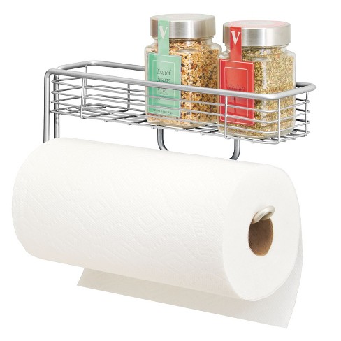 Mdesign Wall Mount / Under Cabinet Paper Towel Holder : Target