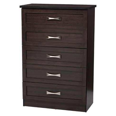 Colburn Modern And Contemporary 5 Drawer Wood Tallboy Storage