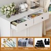 Double Tilt Out Trash Cabinet, Wooden Kitchen Trash, with Deodorising Function, for Farmhouse, Pantry, Laundry Room - 4 of 4