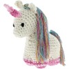 Hoooked Amigurumi DIY Kit W/Eco Barbante Yarn-Unicorn Nora - Off White - 4 of 4