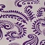 purple - paisley