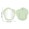 Unique Bargains Irregular Shape Desktop Cosmetic Mirror 1 Pc - 2 of 3