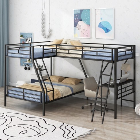 Target bunk beds clearance with desk