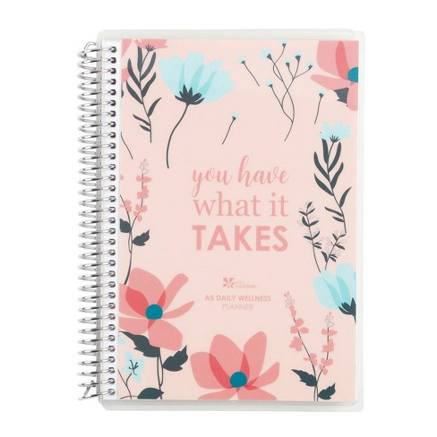 Wellness Journal/Personal Health Diary/Mental and Physical Wellness Book -  Soft Touch Laminate Hardbound, 100 Pages, 6 x 9