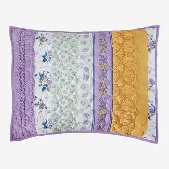 BrylaneHome Claudine Floral Printed Sham Pillow
