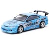 Nissan Silvia (S15) Vertex RHD (Right Hand Drive) "GReddy" Light Blue "Global64" Series 1/64 Diecast Model by Tarmac Works - 2 of 4