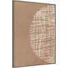 32" x 42" Basket Weave Circle I by Tom Reeves: Modern Abstract Canvas - Amanti Art - 2 of 4