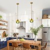 Parrot Uncle 6" Modern 1-Light Brass Pendant Ceiling Light - 2 of 4