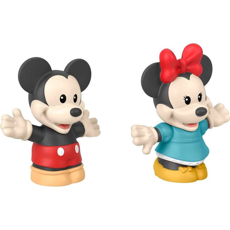 Fisher-Price Little People Disney100 Retro Reimagined Mickey &#38; Minnie Figure Pack (Target Exclusive), 1 of 6