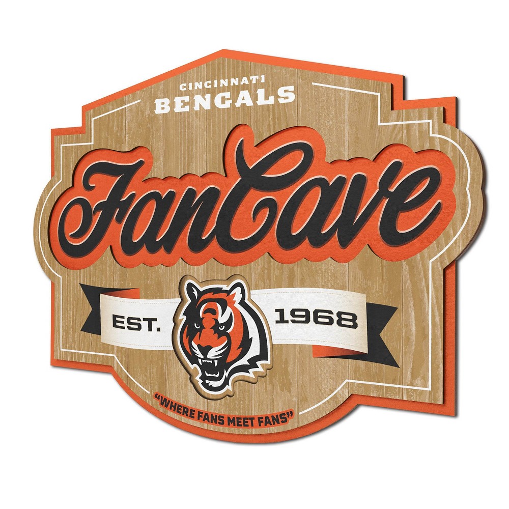 Photos - Coffee Table NFL Cincinnati Bengals Fan Cave Sign