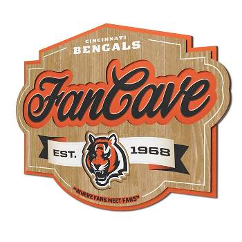 NFL Cincinnati Bengals Fan Cave Sign
