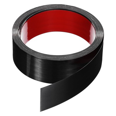 Unique Bargains Self-Adhesive Stainless Steel Mirror Finish Peel and Stick Wall Trim