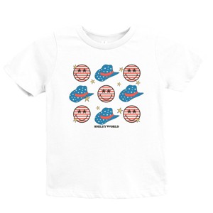 The Juniper Shop SmileyWorld Cowgirl Smiley Youth Short Sleeve Tee - 1 of 4