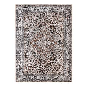 Geometric Floral Medallion Indoor Area Rug or Runner by Blue Nile Mills