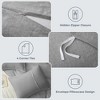 Peace Nest Linen Cotton Blend Duvet Cover Set, Durable, Breathable & Moisture-Wicking, 3 Piece Bedding Set with Pillow Shams - 4 of 4