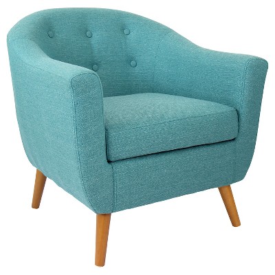 Teal club shop chair