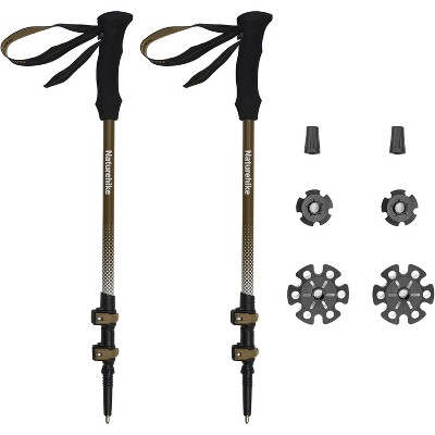 Naturehike Trekking Poles Carbon 169g, Adjustable Ultra-Lightweight Hiking Sticks Unisex Walking Stick with Accessories for Outdoor