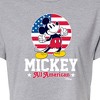 Women's - Disney - All American Mickey Cropped Graphic T-Shirt - 2 of 4