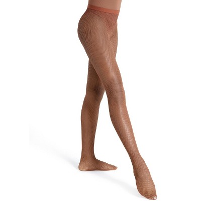 Women's Basic Fishnet Tights - A New Day™ Cocoa 1X/2X