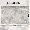 FURNIinspire Floor Mats Modern Abstract Area Rug Carpet Bedroom Rug for Living Room, Machine Washable Home Decor, Grey, 84"*60" - 3 of 4