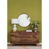 VYNXARIA 30" x 32" Round Gold Mirror, Metal Frame Wall Mounted Mirror,Decorative Wall Mirror for Bathroom Living Room - 2 of 4