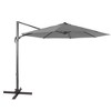 Sonkuki Outdoor 11FT Round Offset Patio Cantilever Aluminum Umbrella - 2 of 4