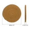 Unique Bargains Heat-resistant Cotton Bohemian Style Double-sided Mat 8 Inch 5 Pcs - 2 of 3