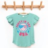 The Juniper Shop SmileyWorld Party In The USA Flutter Sleeve Tee - 3 of 4