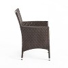 Christopher Knight Home Biella Outdoor Acacia Wood and Wicker 5 Piece Dining Set with Cushion - 4 of 4