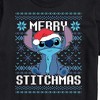 Men's - Lilo and Stitch - Merry Stitchmas Ugly Christmas Pattern Short Sleeve Graphic T-Shirt - 2 of 4
