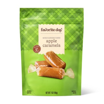 Fall Harvest Apple Caramels Candy - 7oz - Favorite Day™