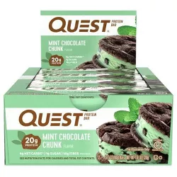 Quest Nutrition Protein Bar - Mint Chocolate Chunk - 12ct