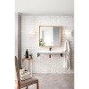 James Martin Vanities Milan 35.4" Square Cube Mirror, Natural Ash - 2 of 2