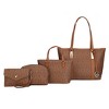 MKF Collection Marimar  M Signature Vegan Leather Women’s Tote – 4 Pcs set Handbag by Mia K - 2 of 4