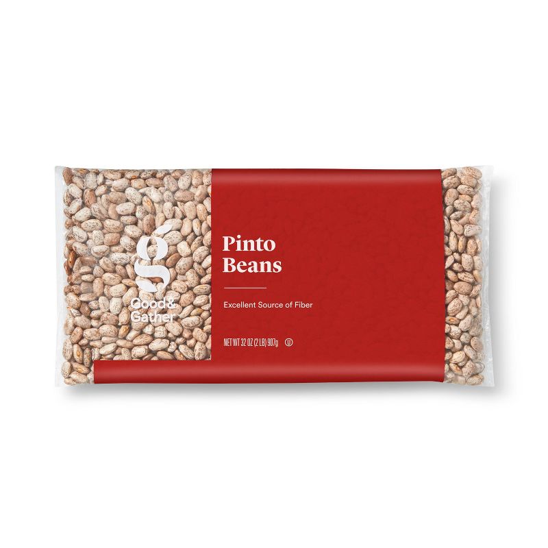 Dry Pinto Beans - 32oz - Good &#38; Gather&#8482;, 1 of 4