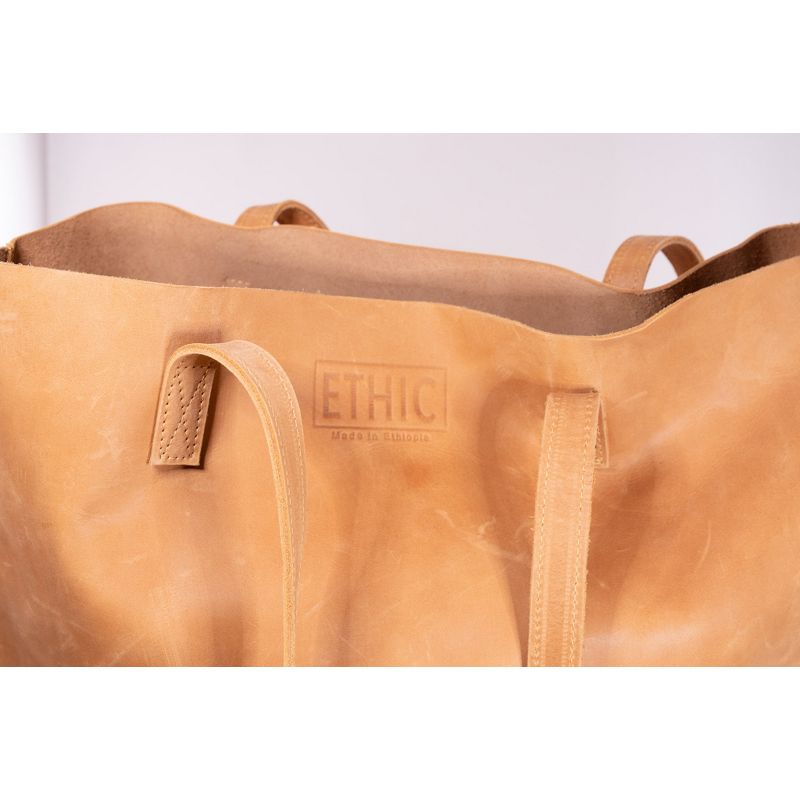 ETHIC GOODS Women's Leather Carry All Tote, 4 of 7