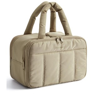 Travel Toiletry Bag, Puffy Large Toiletry Bag for Women, Lightweight Cosmetic Makeup Bag - 1 of 4