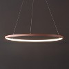 JONATHAN Y Brice Modern Contemporary Metal Round Dimmable Integrated LED Pendant - 2 of 4