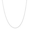Black Bow Jewelry 1mm, 14k White Gold, Singapore Chain - 3 of 4