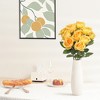 REGALWOVEN Silk Realistic Long Stem Faux Artificial Rose Flowers 20.4" 10 Pcs - 2 of 4